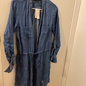 Woman denim dress